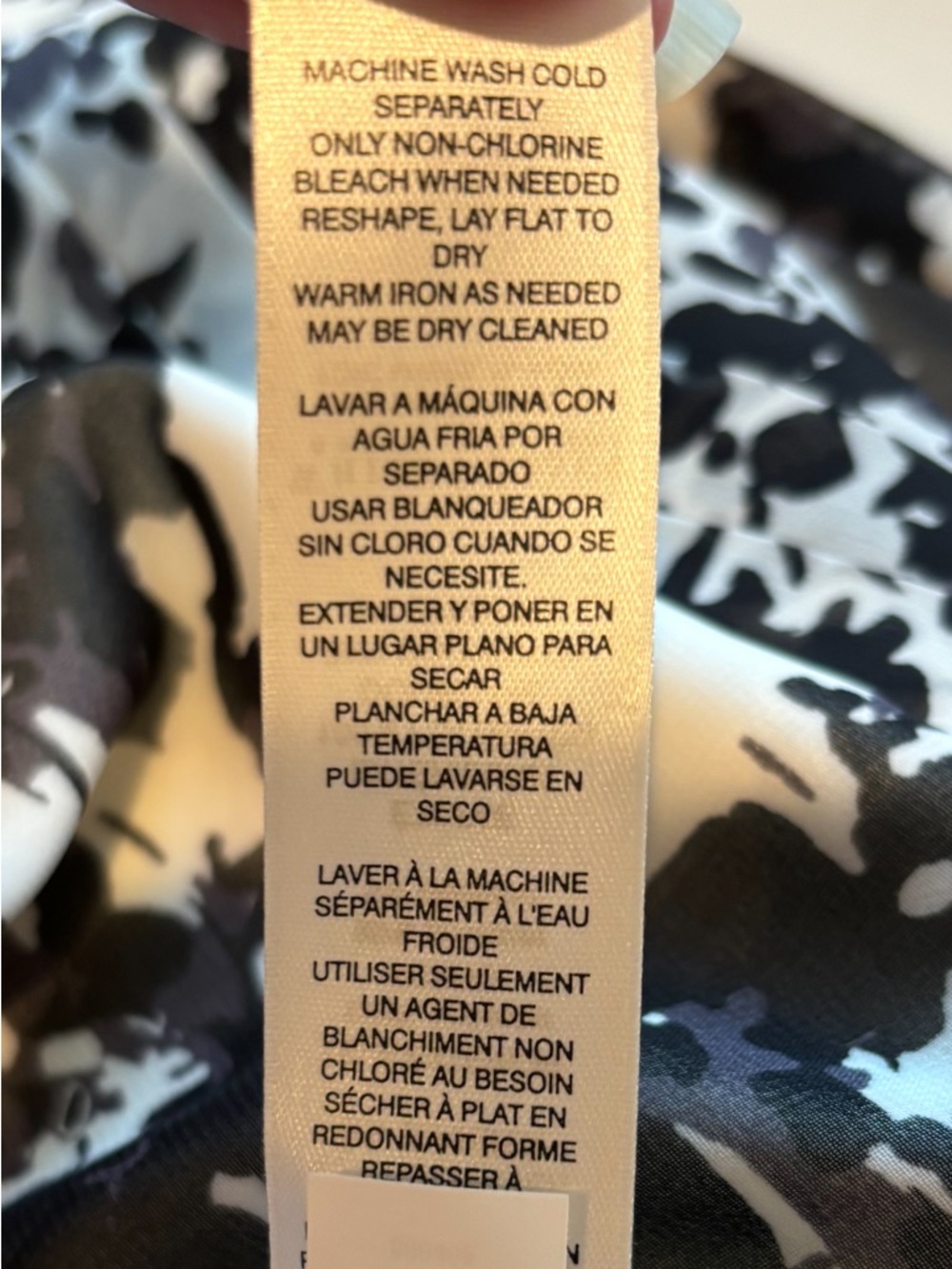 White House Black Market NEW Chiffon Halter Floral Midi Dress White Black 12 - Picture 14 of 16